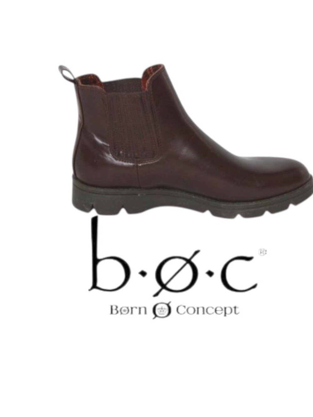 boc Brown Pull-On Chelsea Boot with Rubber Sole Size 8